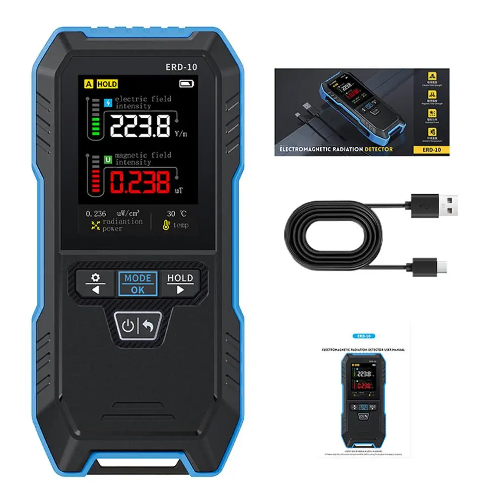 

FNIRSIs WMT-10 Inductive Wood Moisture Meter Hygrometer Non-contact Timber Damp Wall Detector Non-destructive Humidity Tester