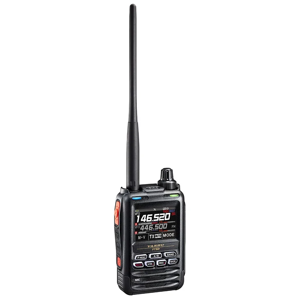 Yaesu FT5DR HAM Two Way Radio C4FM/FDMA 144 430MHz Digital Analog FT-5DR Transceiver Color Screen Touch GPS APRS Recording