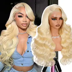 613 Blonde Wig Body Wave Wigs Human Hair 13x6 Hd Lace Frontal Wig Transparent Lace 250 Density 13x4 Lace Front Human Hair Wig