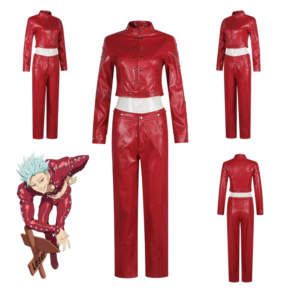Anime Ban Cosplay Costume Wig Halloween Party Suit Ban Stage Costume
