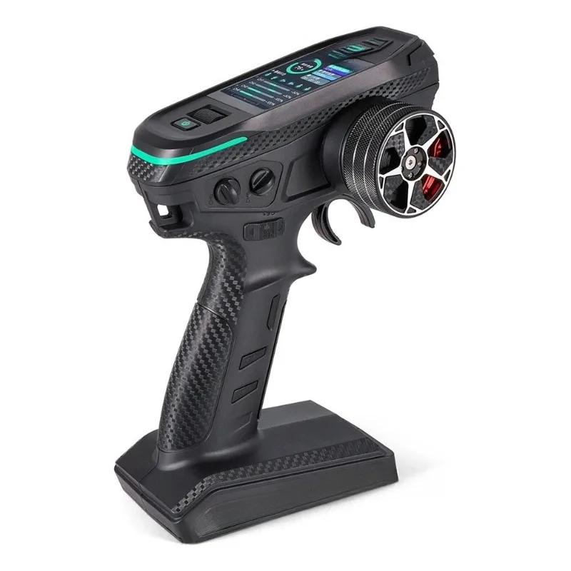 2.4G FHSS 10CH Digital RC Radio Transmitter LCD Display Remote Controller with Matching Receiver for RC Car Boat Tank
