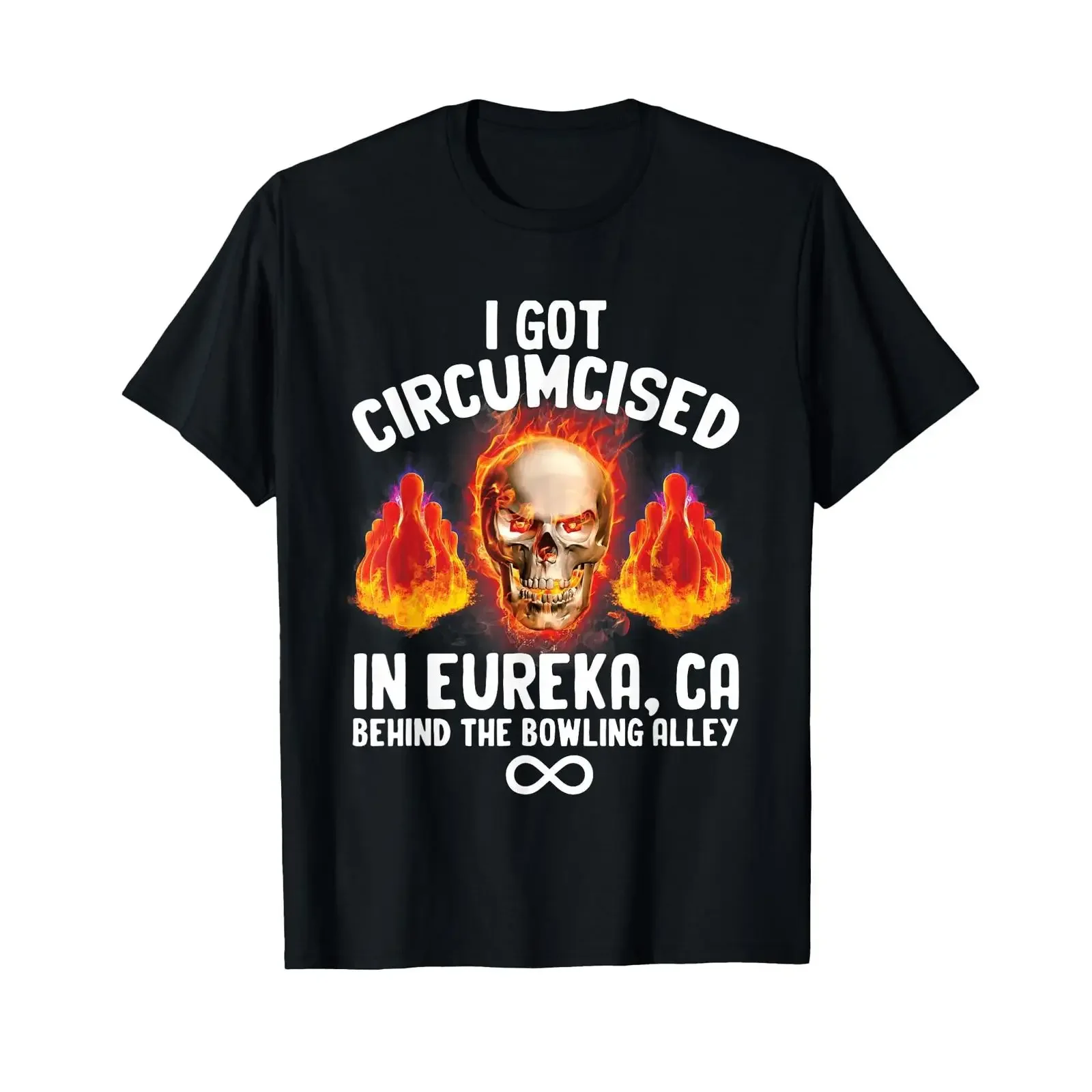 Circumcised Bowling Oddly Specific Humor Weird Funny Meme T Shirt vintage Washed Stylish Soft Slightly Unisex Stretched graphic