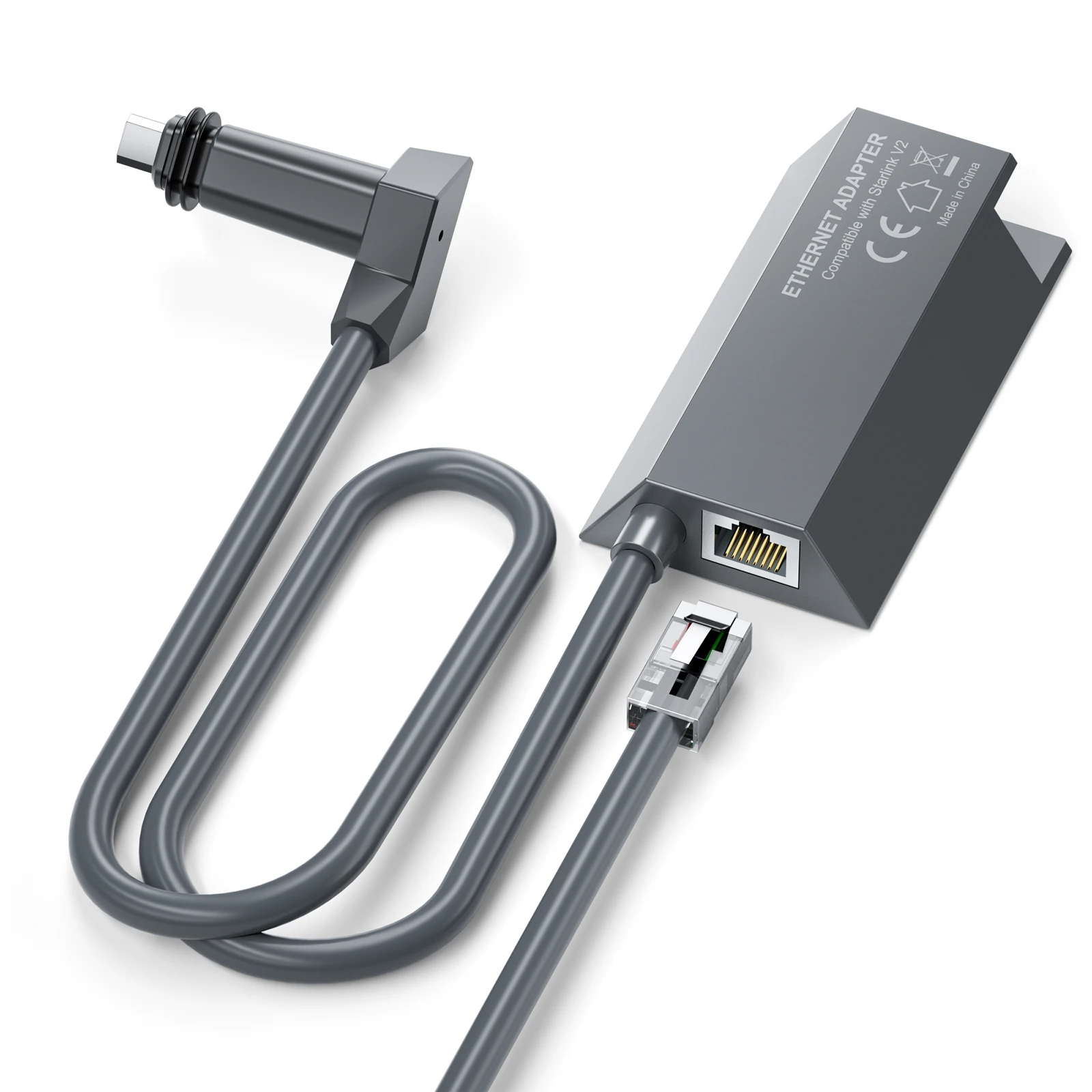 

Starlink Ethernet Adapter for Satellite Internet V2 Powerline Kit for Wired External Network GEN2 Ethernet Adapter