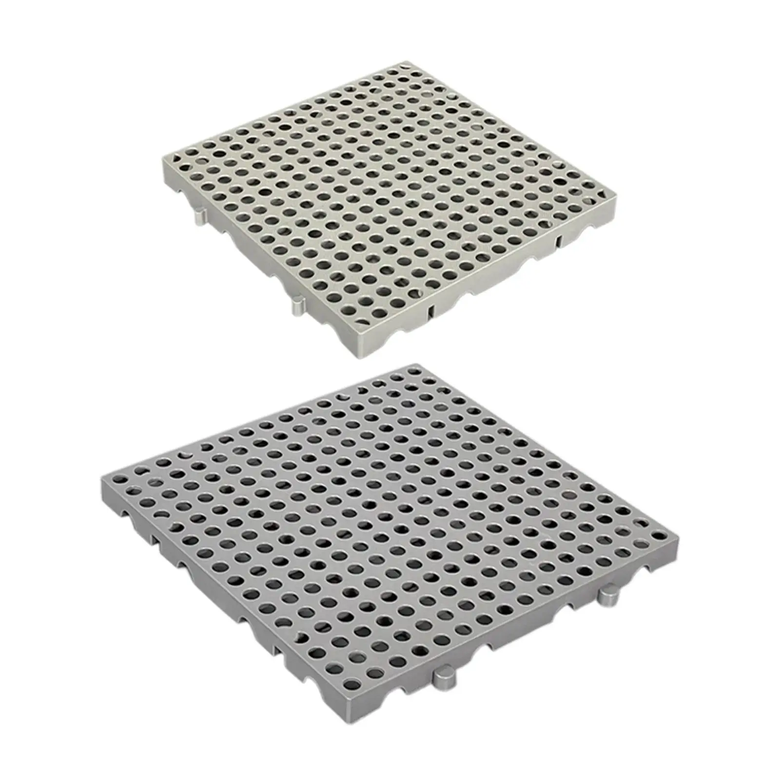 Durable Plastic Floor Pallet for Garage Storage Riser Interlocking Design with Ventilation Pad for Shop and Warehouse Use
