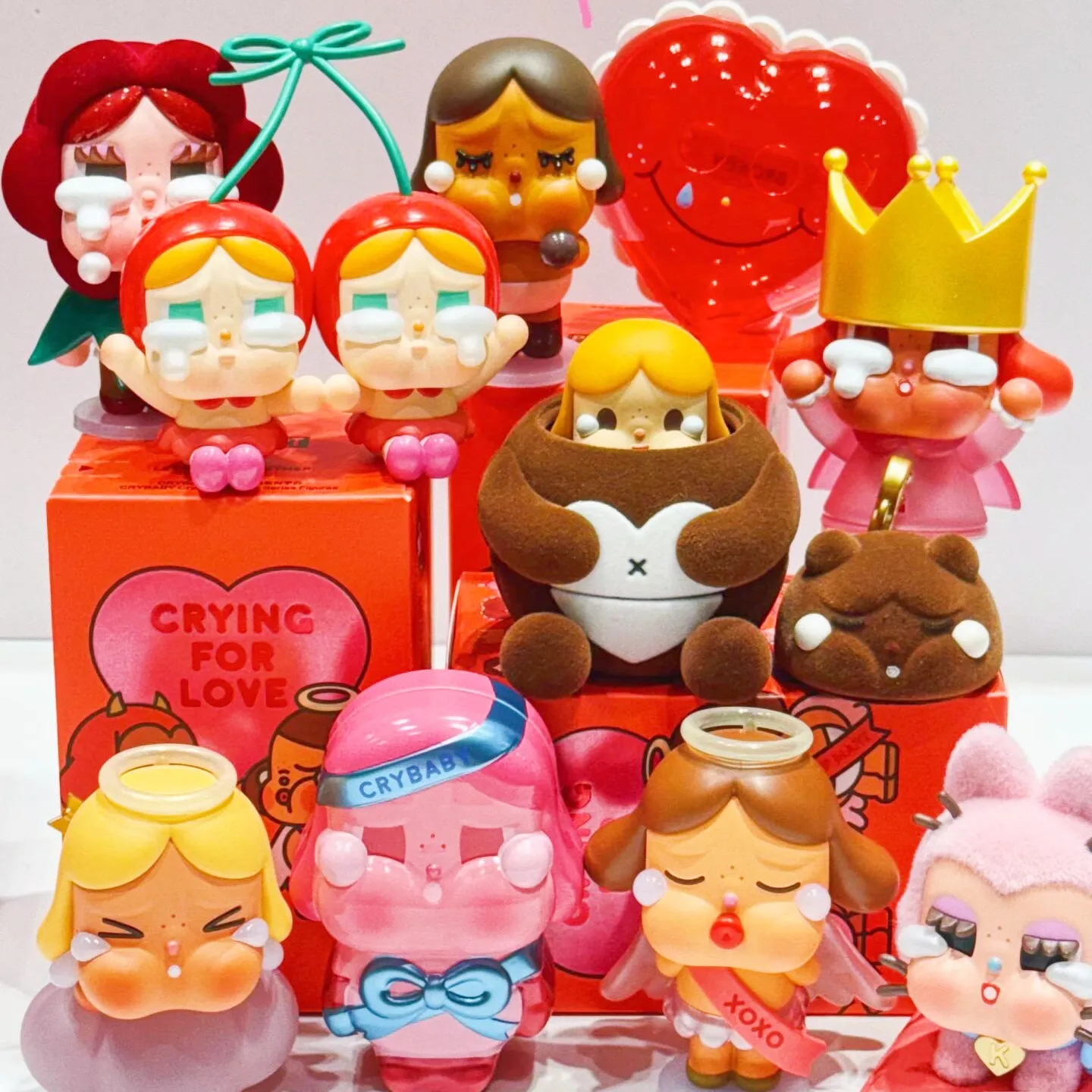 Original Crybaby Blind Box Crying For Love Series Anime Figure Crybaby Collection Model Desktop Decoration Valentine'S Day Gift