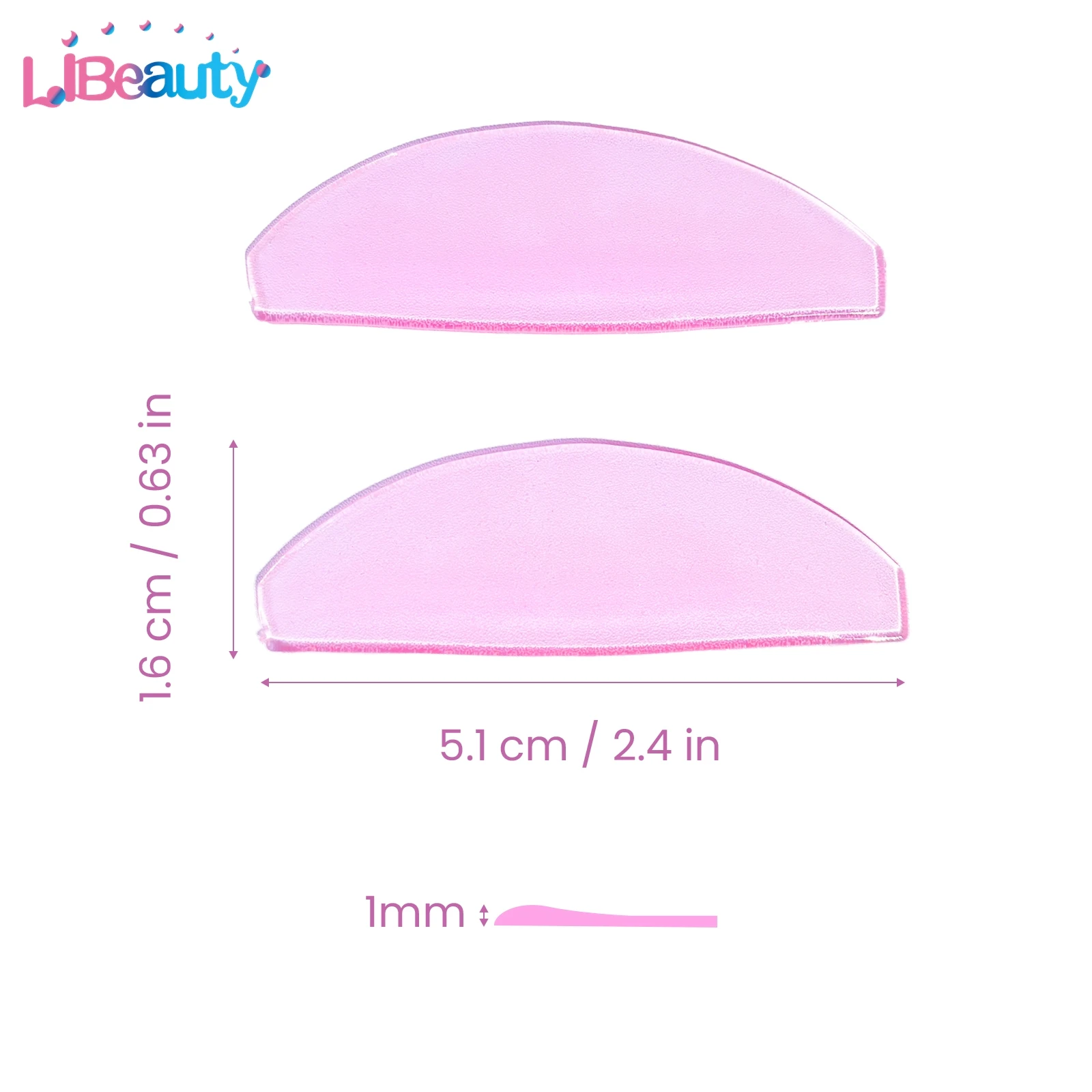 Libeauty 3Pcs Lash Lift Glue Balm & Korean Flat Shields Kit with Lash Lift Ribbon 1mm Ultra Thin Soften Pad Strong Adhesive Balm