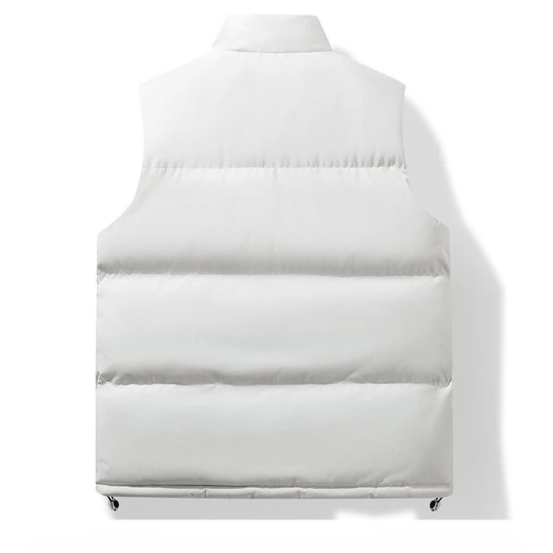 

Men's Winter Slim Fit Cotton Vest No-Sleeve Blazer Warmth Casual Streetwear Jacket