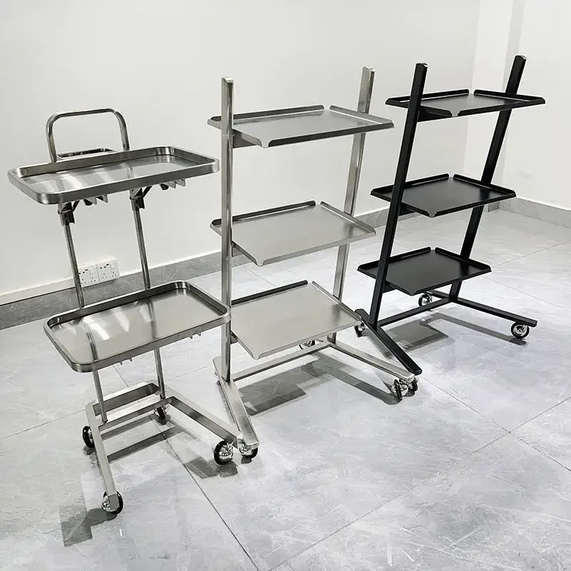 Carrito de Peluquería, Mueble de Salón de Belleza, Decoración para Esteticista, Carrito de Herramientas, Carrito para Tratamientos, Carrito de Mano, Wozek