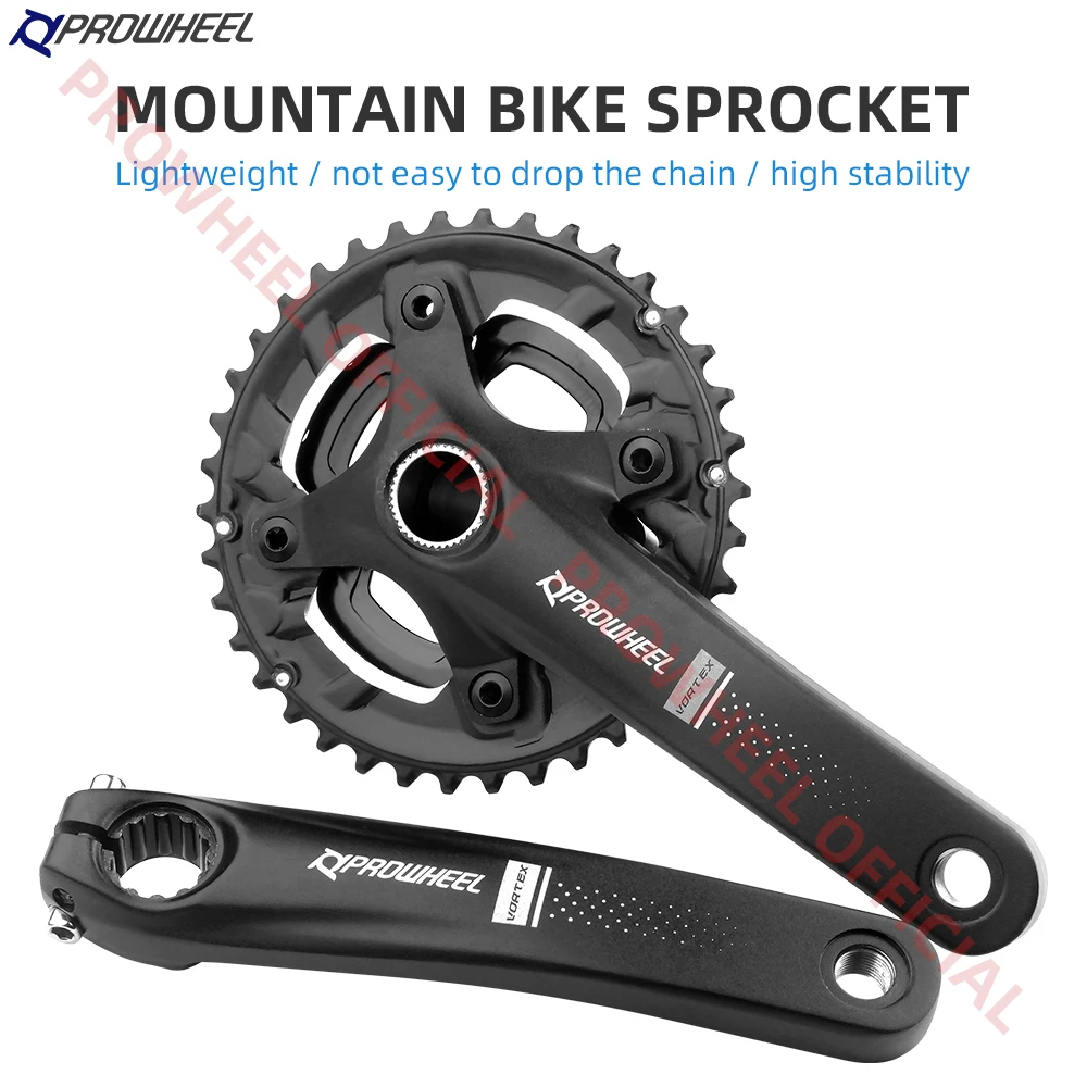 PROWHEEL  64/104BCD Crankset aluminum alloy 26-36T Chainring 170mm crank arms for 10/11/12 Speed MTB Mountain Bike