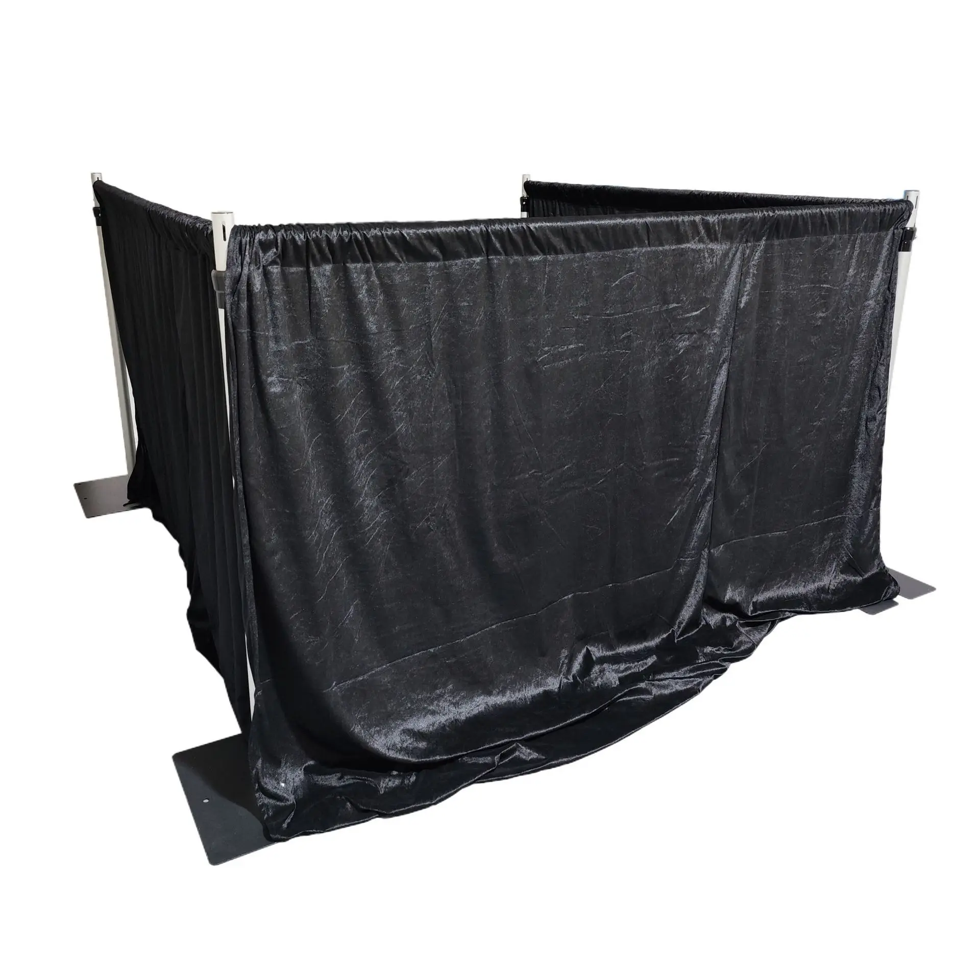Aluminum exhibition curtain frame bar bar counter gauze curtain e-sports partition frame telescopic rod stage frame