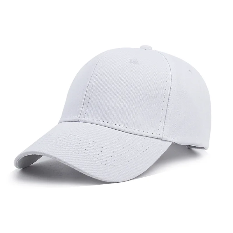 Customized Printed Logo Solid Color Light Plate Baseball Cap For Men And Women Sun Shading And Sun Protection Duckbill Hat