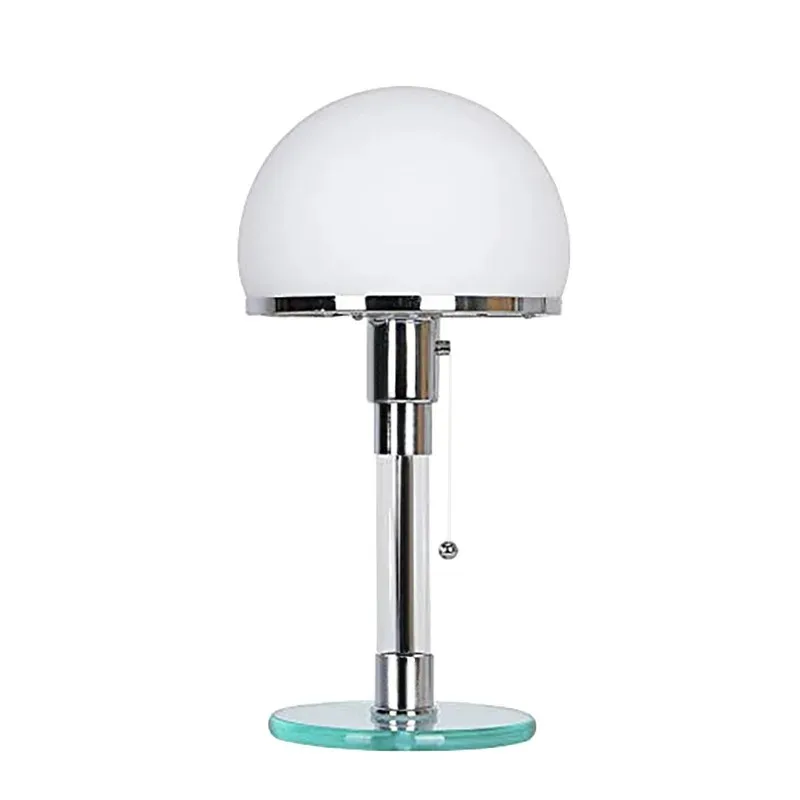 

Bauhaus Table Lamp Designer Desk Light with Glass Ball E27 Bulb