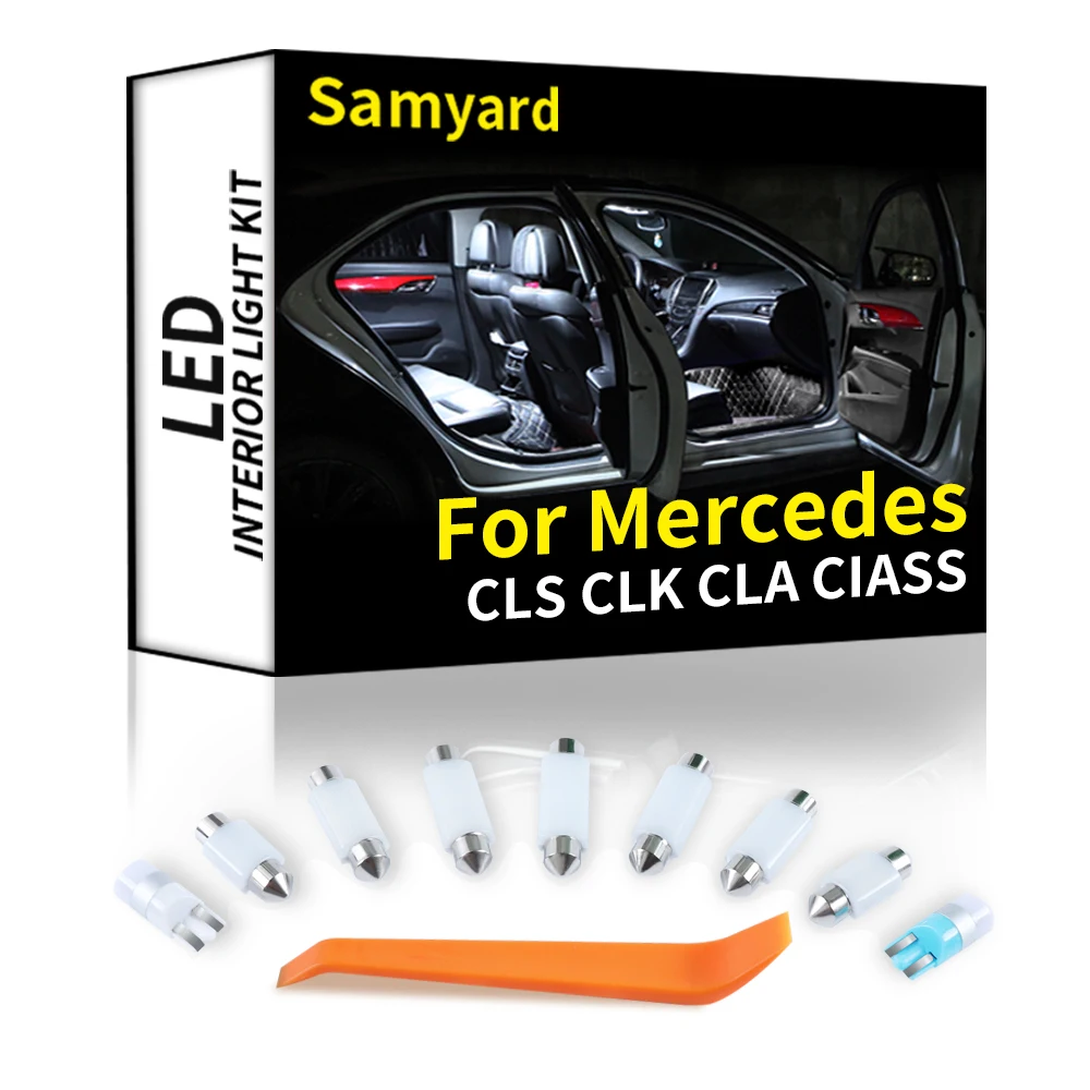 

Ceramics For Mercedes Benz MB CLS CLK CLA Class W218 W219 W208 C208 W209 C209 A209 C117 Canbus Car LED Interior Indoor Light Kit