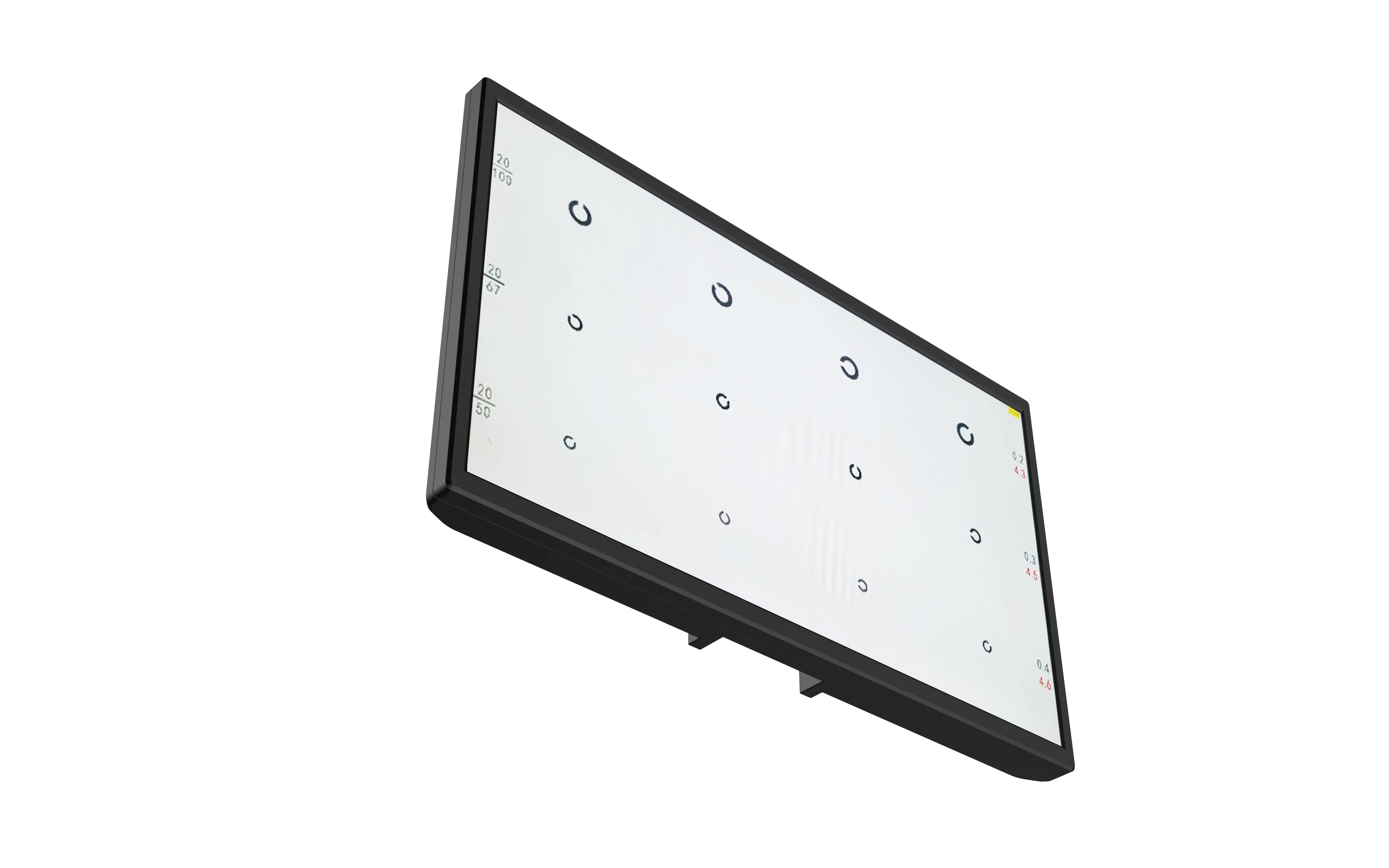 21.5 Inch LCD Digital Visual Acuity Chart Vision Optical Testing Monitor Eye Test Optotype Display Ophthalmic Exam