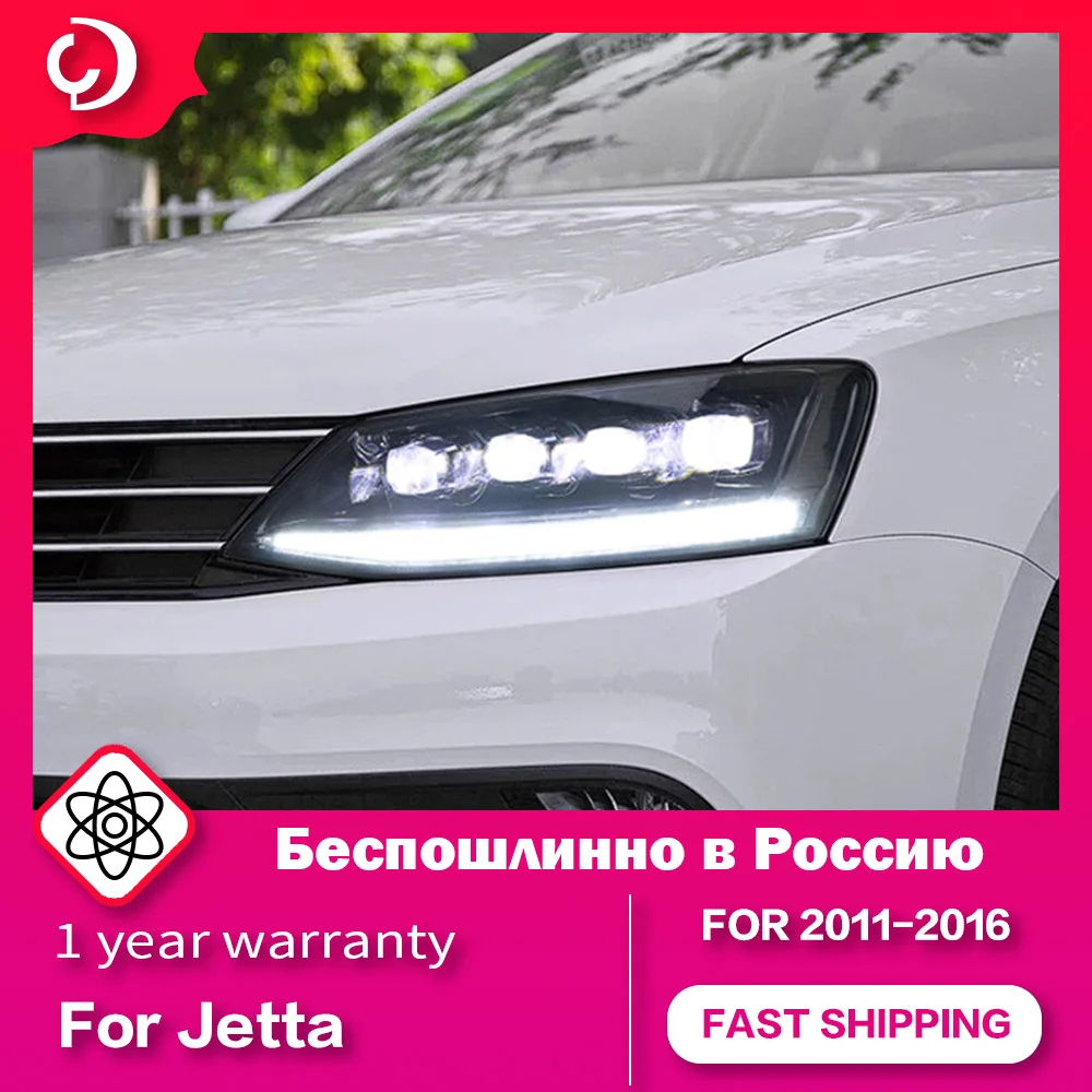 

Headlights for VW Jetta MK6 2011-2016 LED DRL Lenses for Head Lamp Crystal Foco Led Turn Signal Projector Lens Replacement