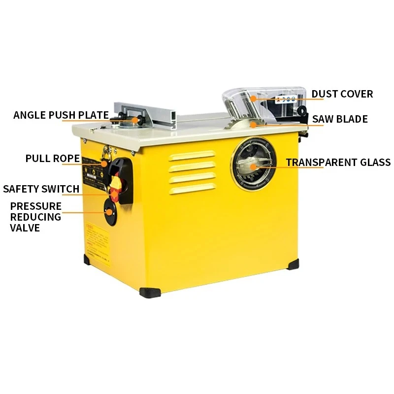 dust-free saw 2300W small woodworking table saw cutting machine household installation electric saw