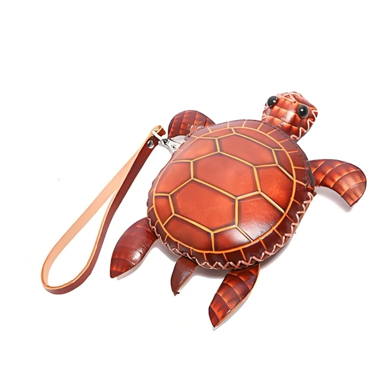 50LE Animal Coin Wallet for Cash Keys with Wrist Strap and Quick Errands