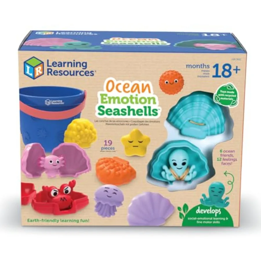 

Ocean Emotions Seashells, Ocean Animals Figures, Seaside Game, Sand Toys, Sensory Toys, Sensory Bin, Toddler Outdoor, Preschool