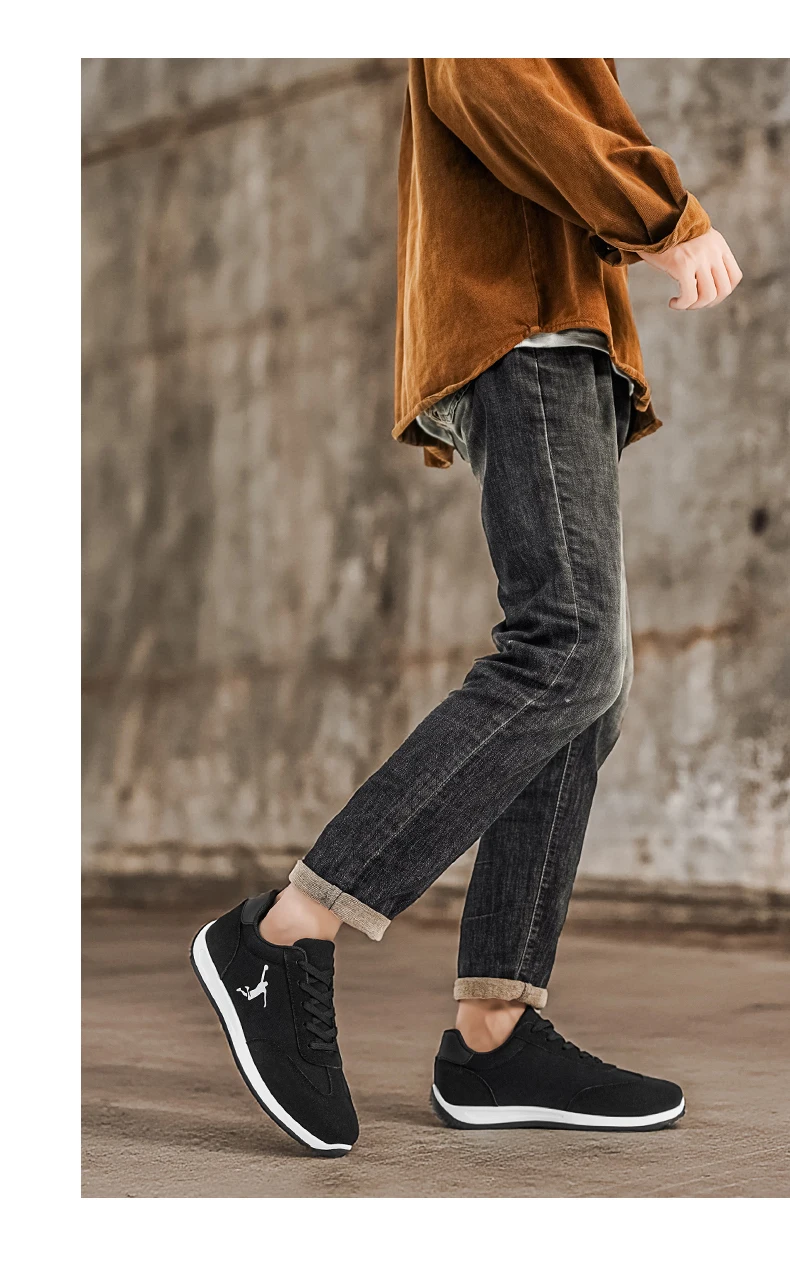 Herrenschuhe, trendige Frühlings- und Herbstschuhe, neue Modelle für den internationalen Markt, weiße, schwarze und rote Sneaker, atmungsaktive Herren-Freizeitschuhe mit weicher Sohle und niedrigem Schaft, vielseitig einsetzbar. – Detail 14