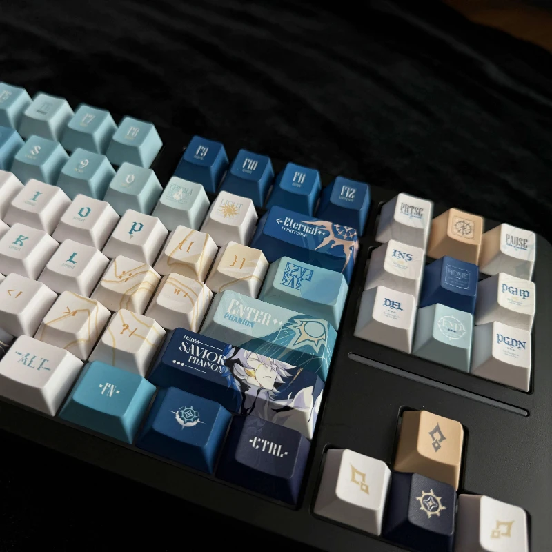 Game Honkai：Star Rail Khaslana Phainon derivative products 108-Keycaps with PBT five-sided dye-sublimation customizable keycaps