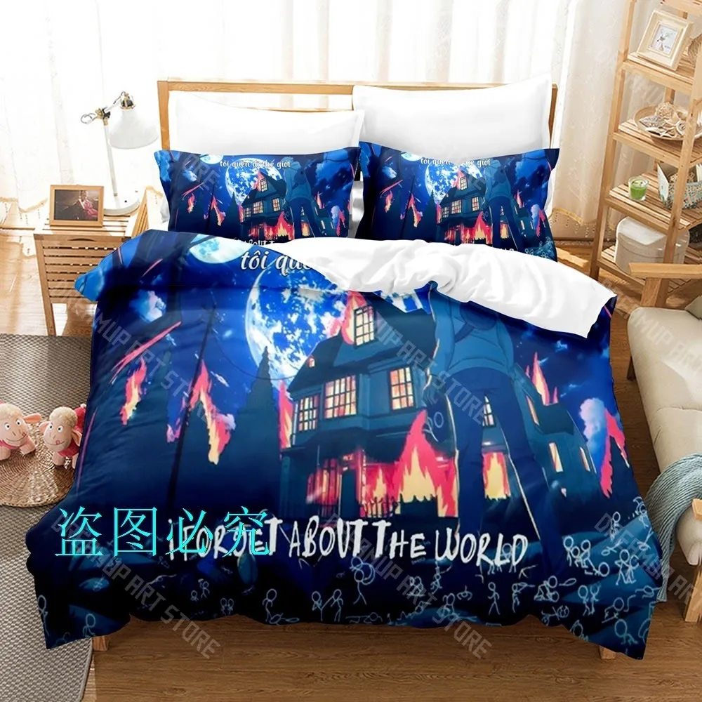 3D Printed Boywithuke Burnout World Tour album Bedding Set for Boys Girls Duvet Cover Twin Queen King Full Single Double Sizes