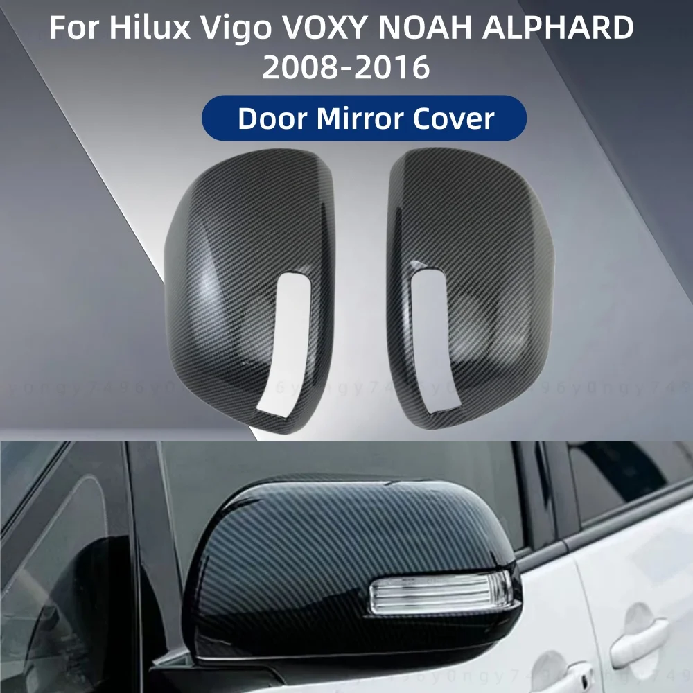 

Car Upgrade Chrome Accessories Plated Door Mirror Cover Trim Paste 2008 2009 2010 2012 2016 For Hilux Vigo VOXY NOAH ALPHARD