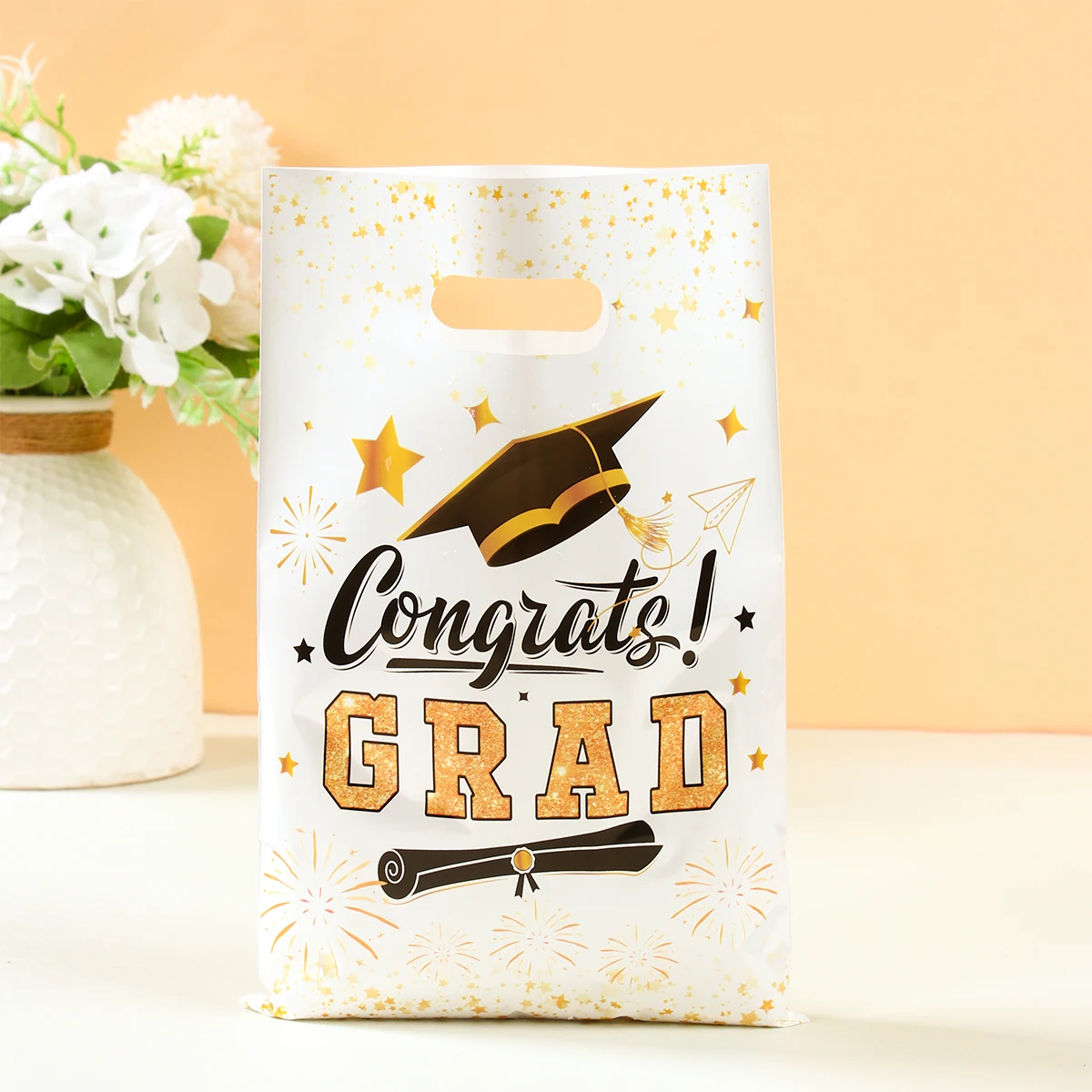 موسم التخرج هدية كيس تعبئة الحلوى حقيبة اليد تهانينا غراد ديكور حفلات فئة من 2025 لوازم حفلات التخرج #6