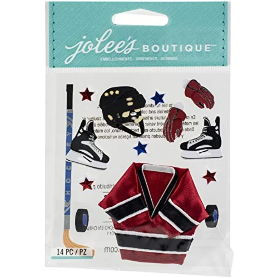 

Jolee's Boutique Dimensional Sticker, Ice Hockey