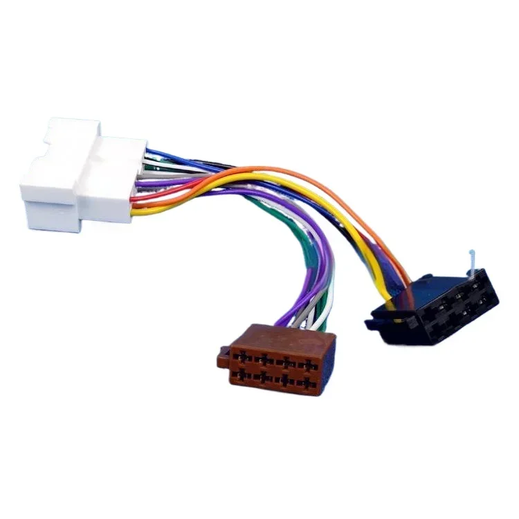 Car Radio ISO Adapter Cable Plug Harness Connector Fits For Hyundai Santa Fe Sonata Accent  Elantra Getz Tucson for Kia