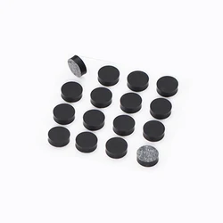 Dia 4.5~55mm Black Round Self-Adhesive Silicone Rubber Foot Pad Furniture Cabinet Door Damping Buffer Anti-Collision Anti-Skid