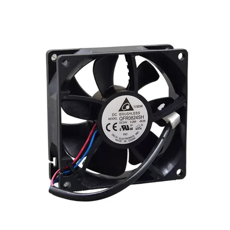 Delta 8cm QFR0824SH 24V 0.26A 8025 Inverter Automatic Arm Cooling Fan for Delta
