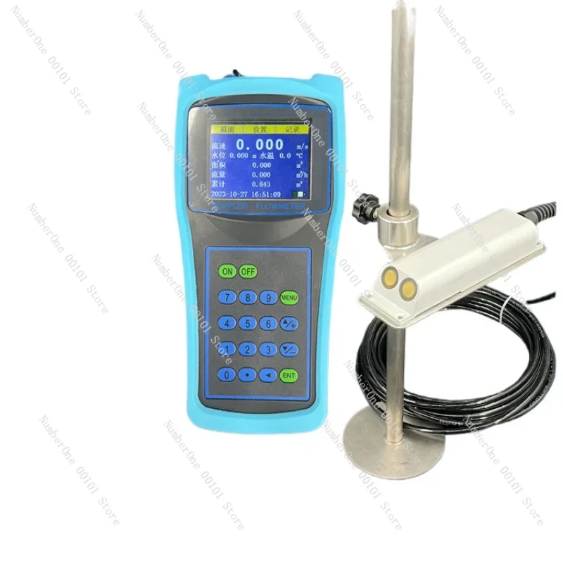 

Portable Doppler Flowmeter Handheld Ultrasonic Current Meter Channel Open Channel Drainage Pipe Measurement Speed Is Fast