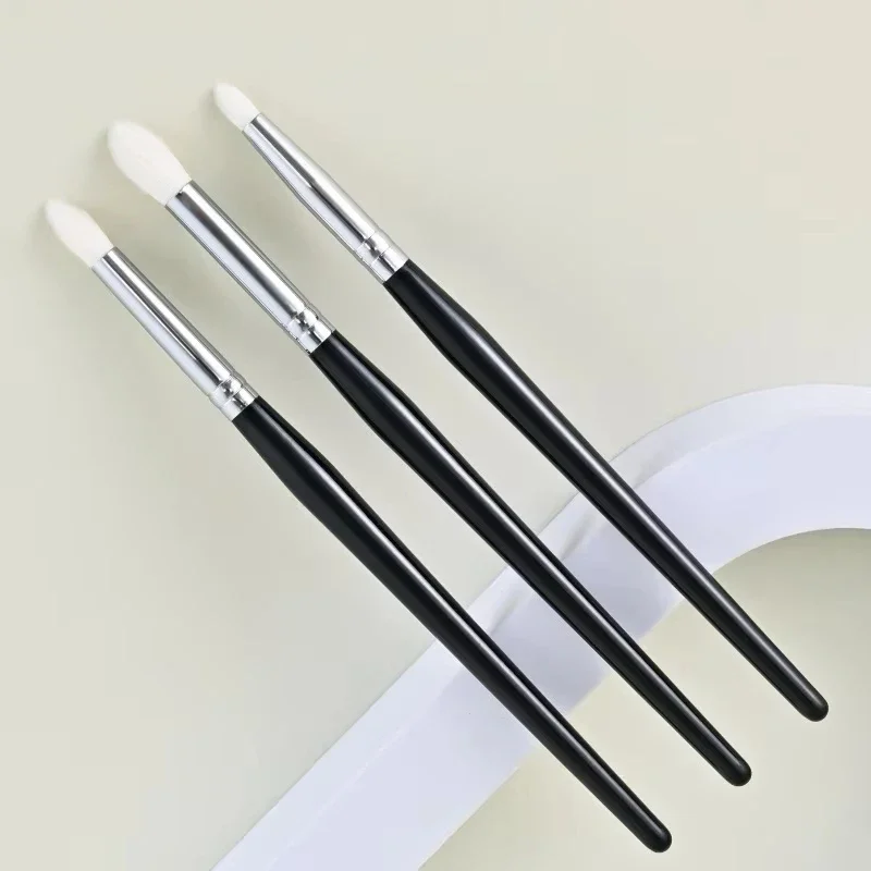 1 個アイメイクブラシヤギ毛テーパード折り目ブレンドブラシアイシャドウメイクアップ化粧品キット Maquiagem スマッジ