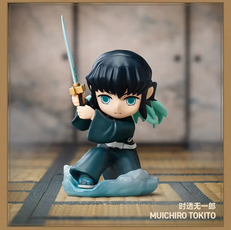 Echte POPMART Demon Slayer Zweite Generation Blind Box Kawaii Battle Anime Figuren Desktop-Ornamente Sammlerstücke Spielzeug Geschenk – Detail 13