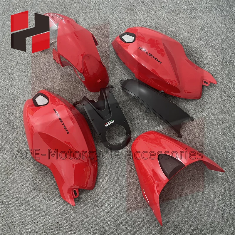 for Ducati Monster 696 796 1100 1100S EVO 2009 2010 2011-2015 motorcycle high quality fairing ABS plastic body decoration kit