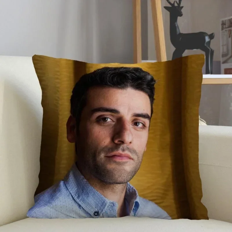 Musife Custom Oscar Isaac Pillowcase Home Decoration 45x45cm Zipper Square Pillowcase Throw Pillow Cover Drop Shipping 04.24