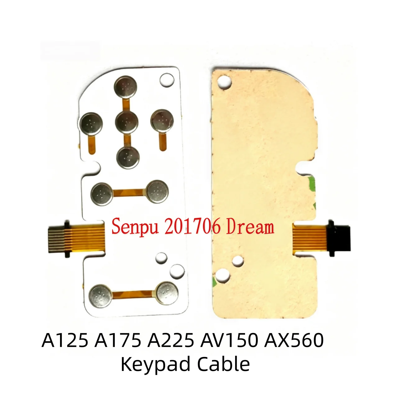 For Fuji  A125 A175 A225 AV150 AX560Compact CCD Digital Camera Key Button Function Operation Keypad Board Flex Ribbon FPC Cable