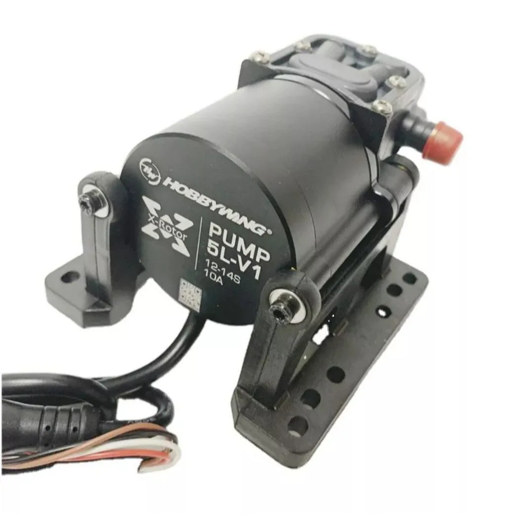 Hobbywing 5L Brushless Water Pump, Built-in Esc, 25kg 16kg 10kg, Suitable for UAV Spray System with Pressure Nozzle