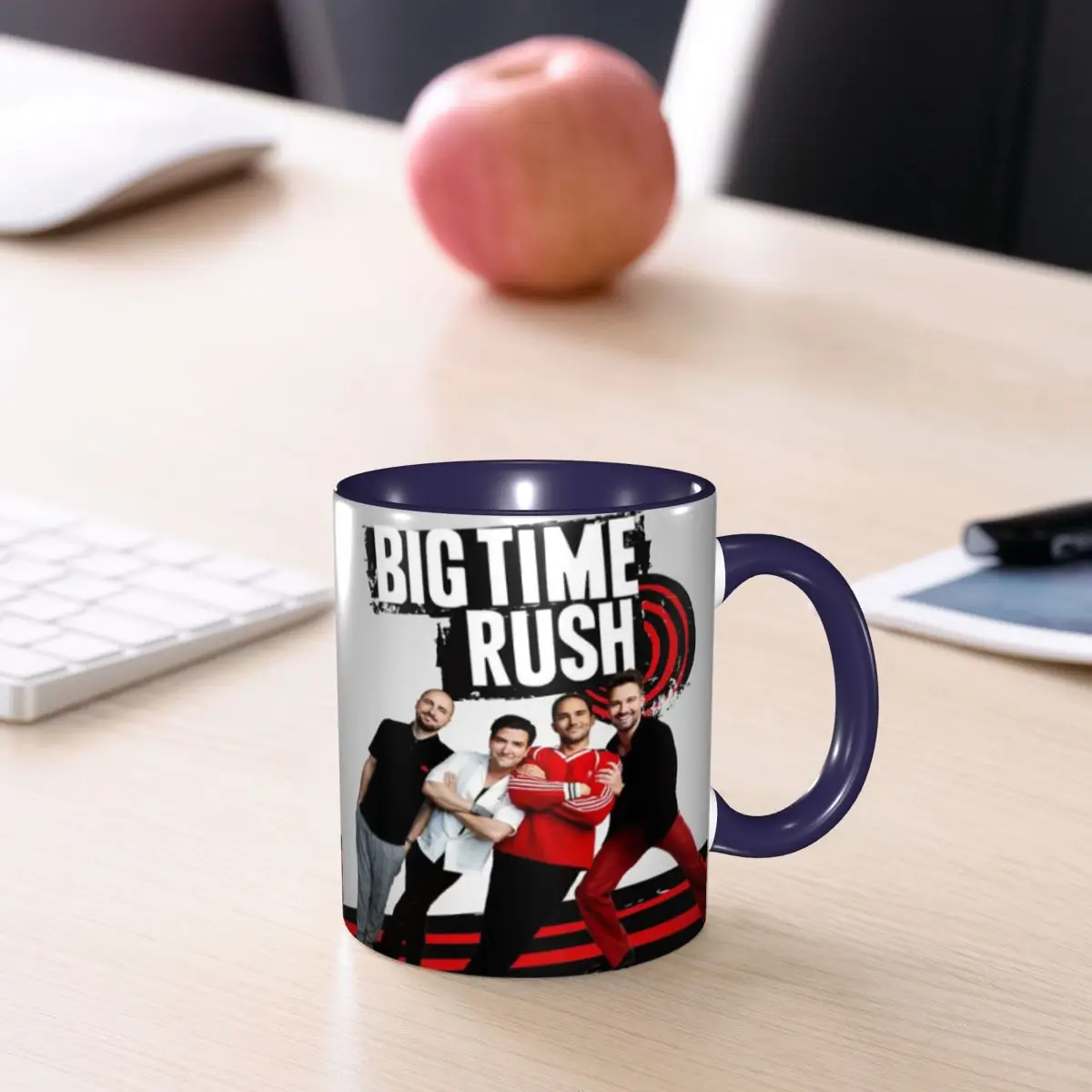 Big Time Rush BTR Band Music Mug Funny Ceramic Coffee Cups Tea Mugs Milk Cup Drinkware Gifts for Woman Man