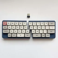 Portable Split 40 Mini Mechanical Keyboard Hot-Swap 2.4G Wireless QMK VIAL