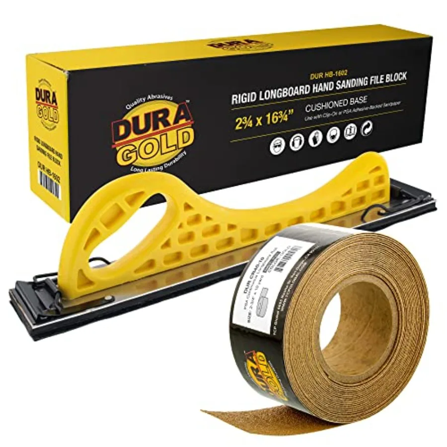 

Блок для ручной шлифовки лонгбордов серии Pro - с креплением на липучке и адаптером для крепления на липучке, а также абразивный диск PSA 40 грит для лонгбордов