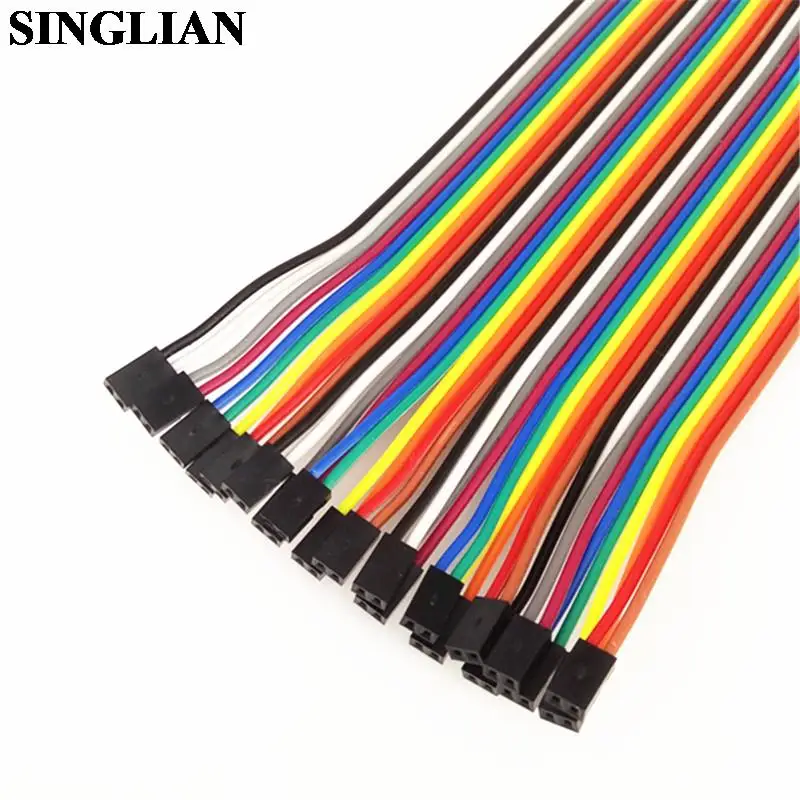 20CM Double Head 2P-1P DuPont Line 2.0MM Turn 2.0MM/2.54MM Spacing Glue Shell Colour Jump Wire For Arduino Breadboard DIY Kit