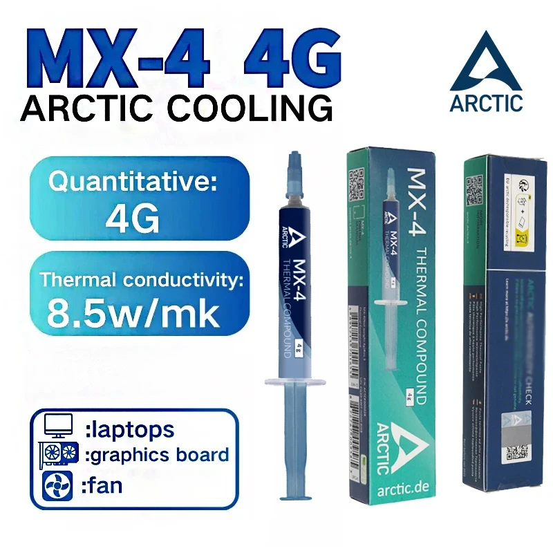 Origin Arctic MX4 8.5w 4g Thermal Paste CPU Thermal Conductive Silicone Grease For GPU CPU Chips