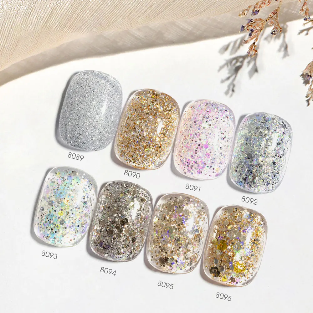 ยาทาเล็บเจล CANNI ปราศจากสาร HEMA และ TPO ขนาด 9 มล. มาตรฐานยุโรป ล้างออกได้ด้วยการแช่น้ำยาล้างเล็บ ใช้กับหลอดไฟ UV LED ประกายเพชรวิ้งๆ สีสวยหรู ติดทนนานแบบกึ่งถาวร