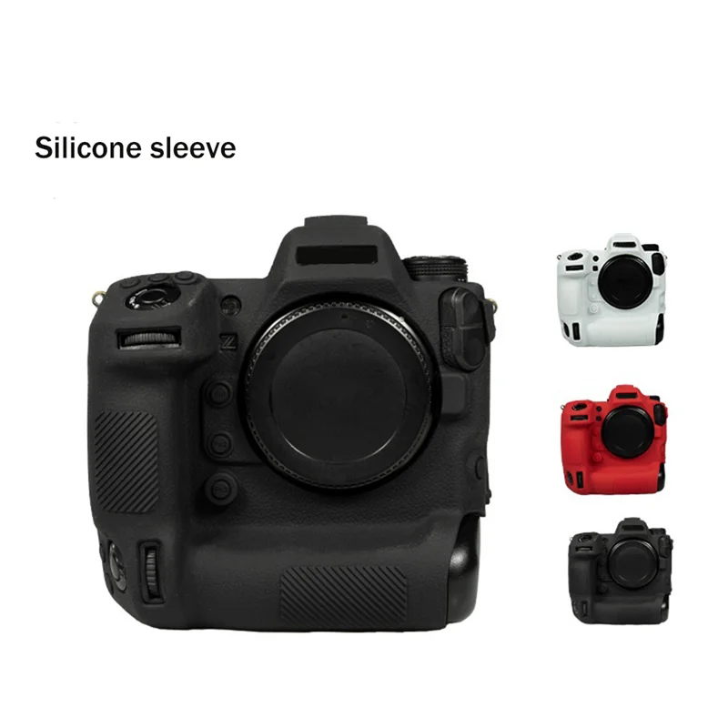 Camera Protective Case Lychee Texture Silicone Protective Case Suitable for Z9 Mirrorless Camera Red