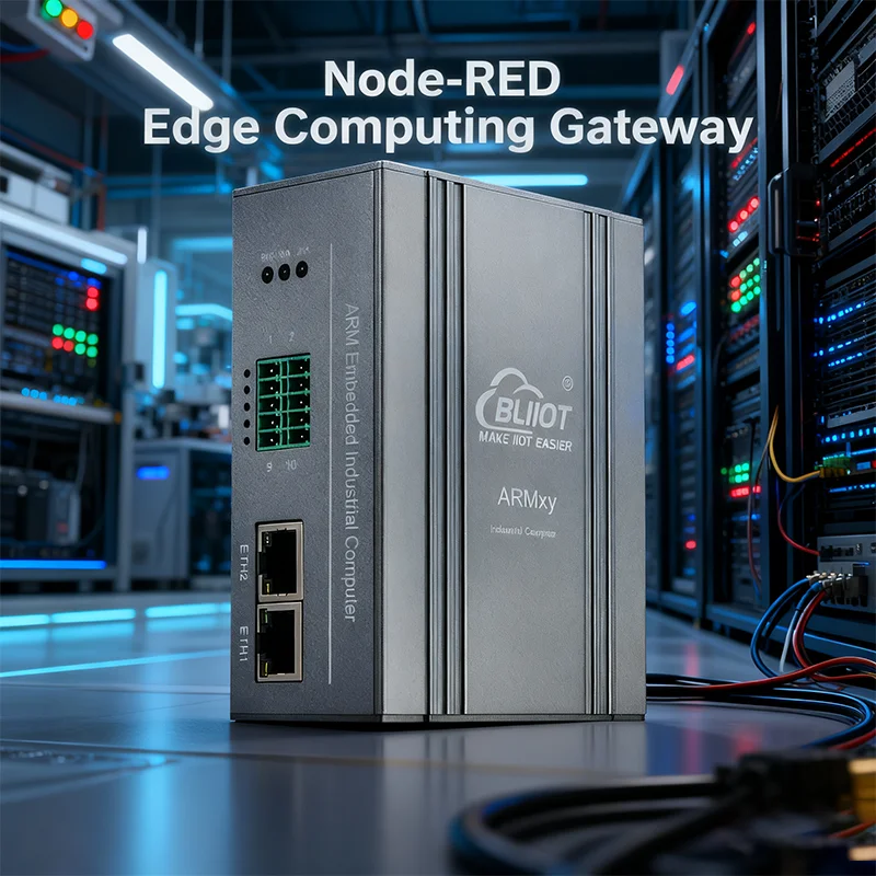 BLIIOT Node-RED Edge Computing Gateway Allwinner T113-i 2*A7 ARM Embedded Controller Industrial IoT Gateway 1.2GHz Dual-Core
