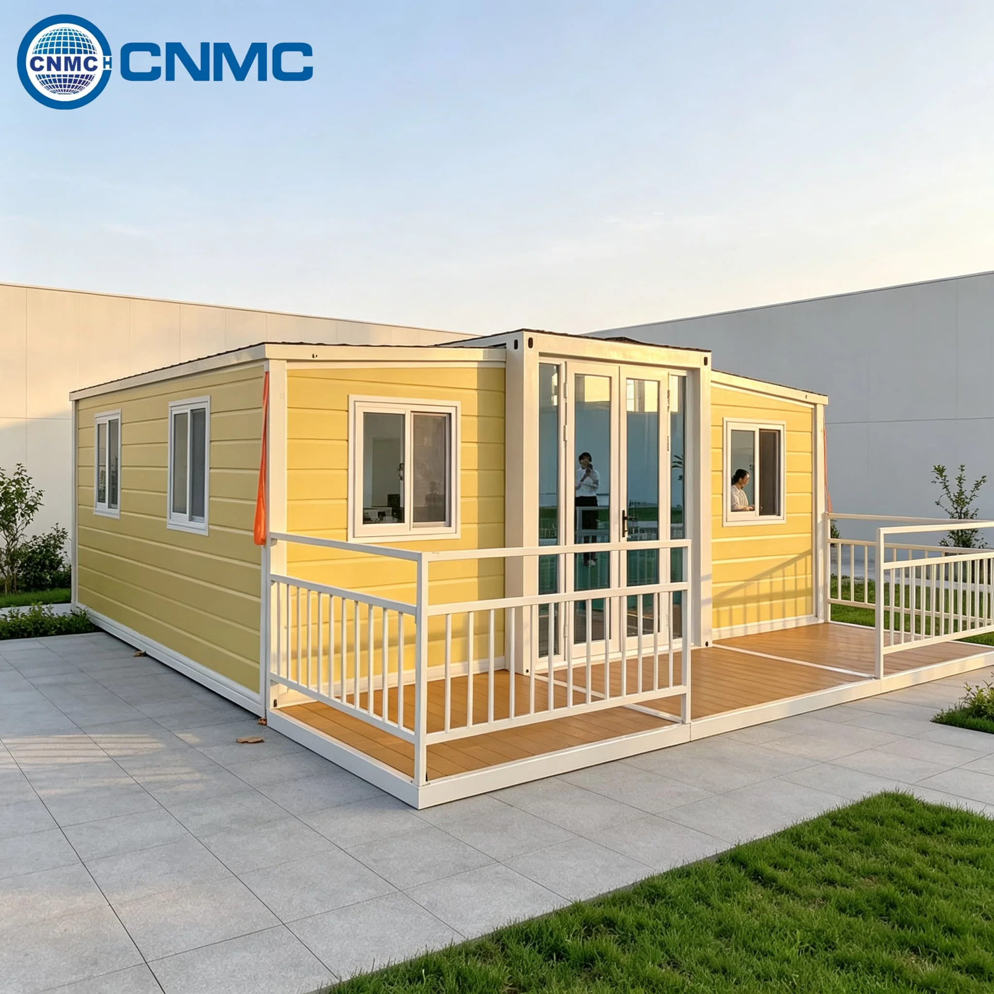 20FT Folding Expandable Container House Durable Sandwich Panel Alloy Window Quick Assemble Vacation Homestay Modular Building