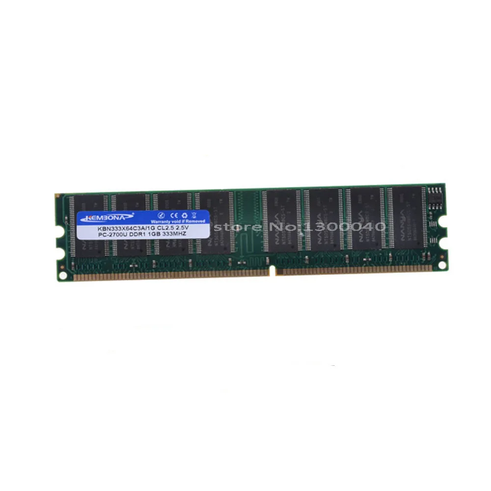 KEMBONA New DDR1 1GB 333MHZ memory desktop PC2700 DDR 1G compatible with all DDR1 desktop computer