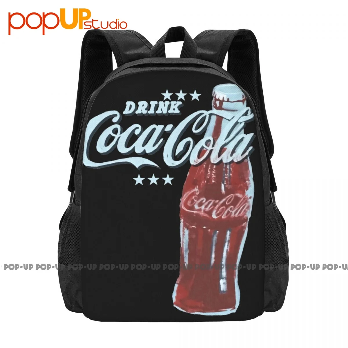 Coke Cola Classic Bottle Logo Signs Soda Backpack Large Capacity Fashion Portable Sports Bag School Sport Bag