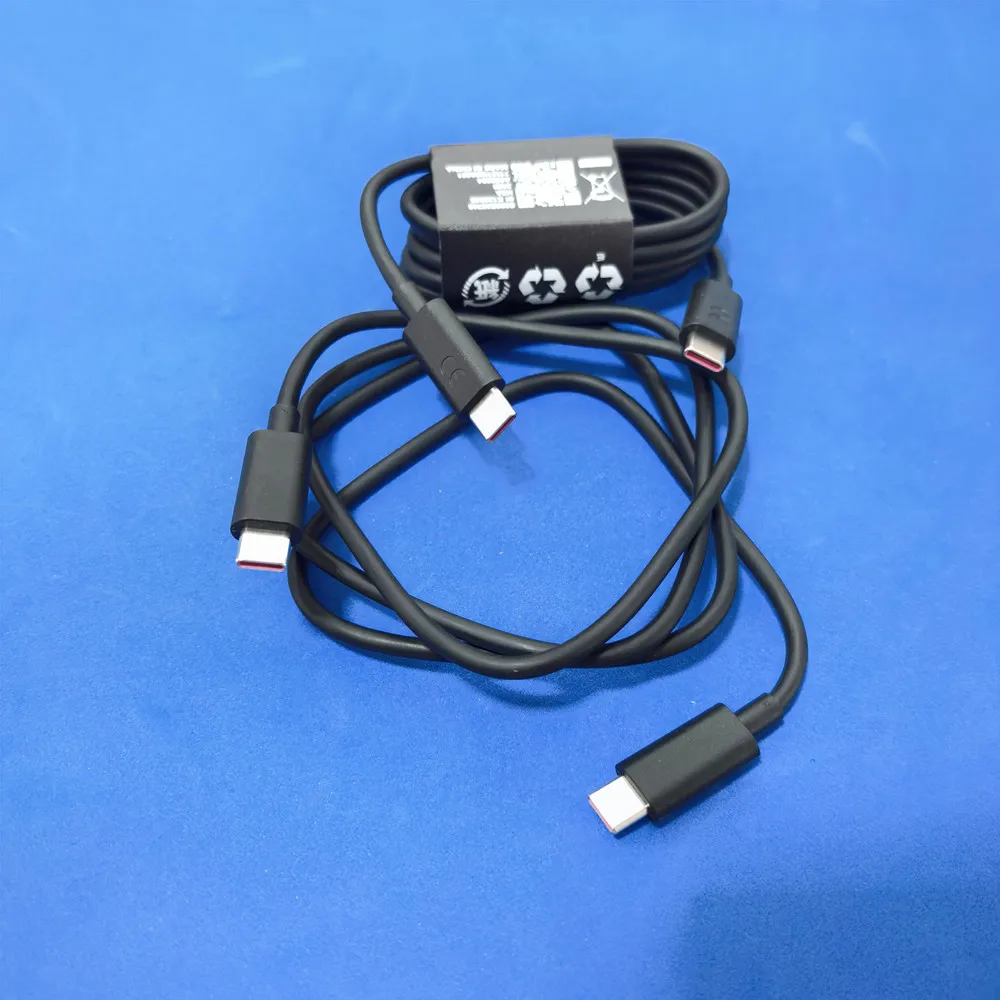 125W 68W 45W Turbo Fast Charging For Motorola USB C To C PD Cable 100CM Line Wire Cord For Moto Edge 60 40 30 50 Pro G85 G75 G45